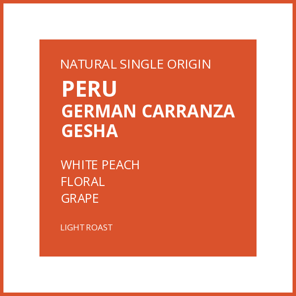 PERU GERMAN CARRANZA GESHA - WHOLESALE