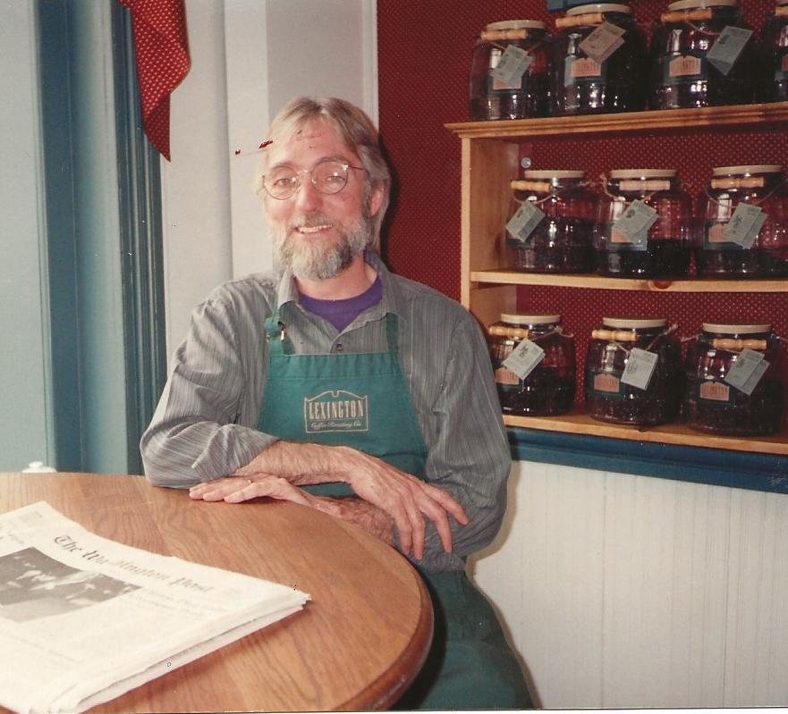 Archive photo from the early days of Lexington Coffee Roasting Co.